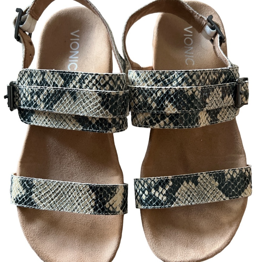 VIONIC Grace Samar Snake print Sandal - Size 7